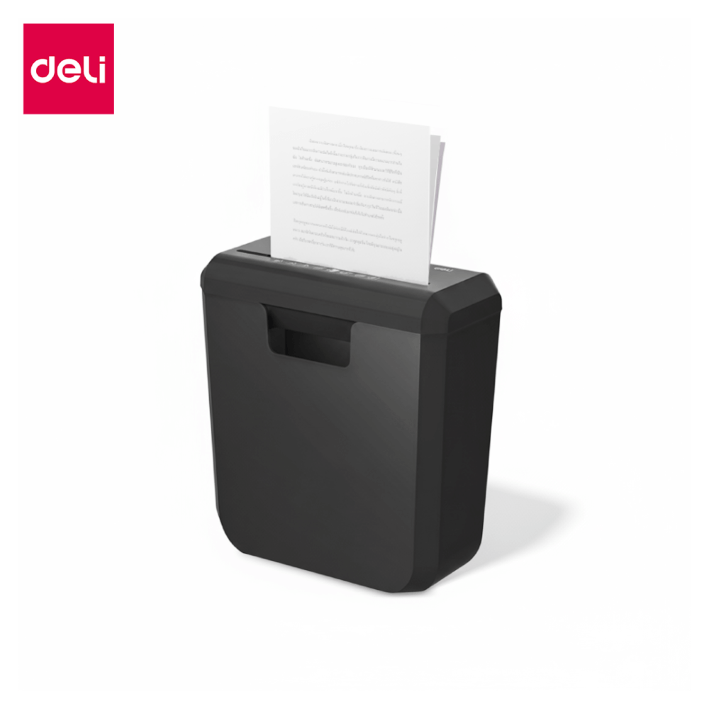 เครื่องทำลายเอกสาร 10 ลิตร DELI ET103SC-BK-01 สีดำ