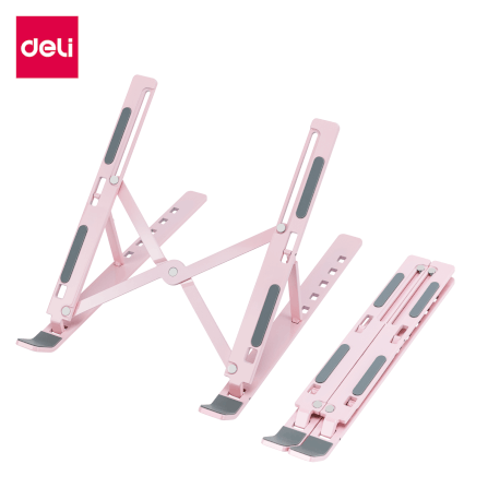 แท่นวางโน้ตบุ๊ก DELI VS780-PK-01 สีชมพู_0