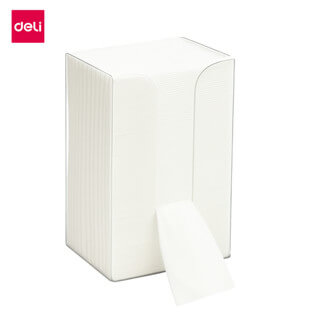กล่องกระดาษทิชชู่ DELI VS1231-WH-01 สีขาว_0