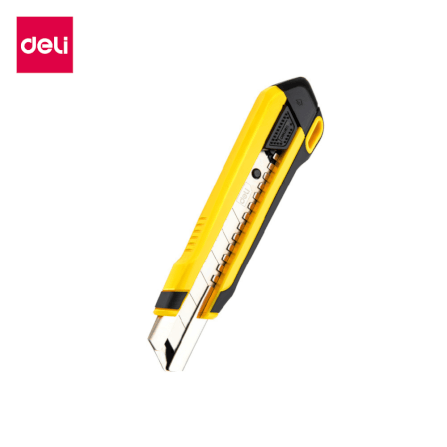 คัตเตอร์ DELI EDL025-YL-01 สีเหลือง_0