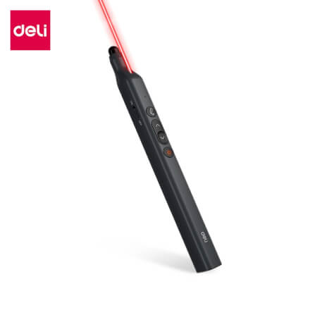 เลเซอร์พอยเตอร์ DELI ES003-BK-01 เลเซอร์สีแดง สีดำ_0