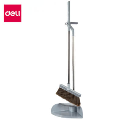 ชุดไม้กวาด DELI VS1413-GR-01 สีขาวเทา_0