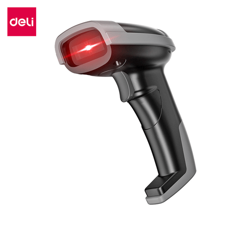 เครื่องสแกนบาร์โค้ด DELI ES216W-01 ไร้สาย 2.4G สีดำ_0