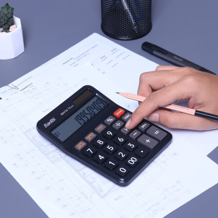 เครื่องคิดเลข DELI BD4126-BK-01 สีดำ_2