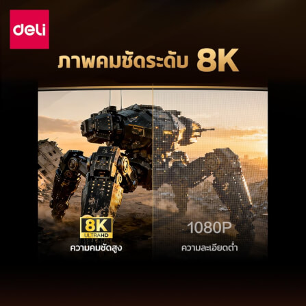 สาย HDMI DELI ET860(05)-BK-01 5 ม. สีดำ_2