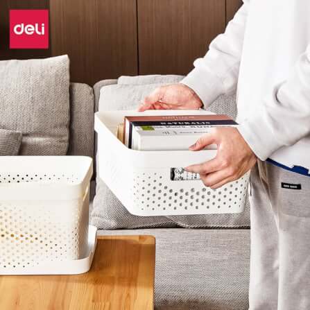 กล่องเก็บของ DELI VS468-WH-01 20 ลิตร_2