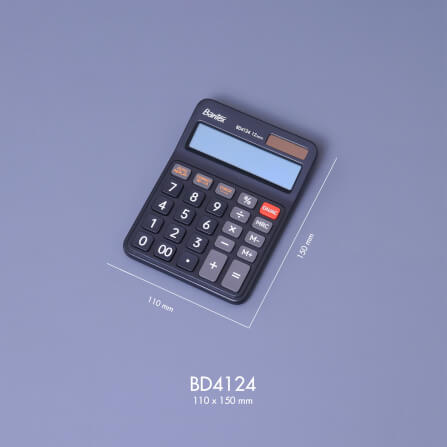 เครื่องคิดเลข DELI BD4124-BK-01 สีดำ_4