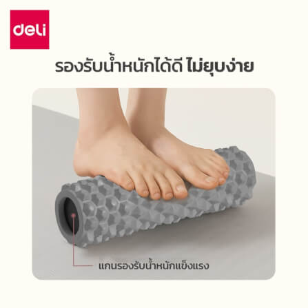 โฟมโรลเลอร์ AGNITE ER265-PK-01 9X30 ซม. สีชมพู_4