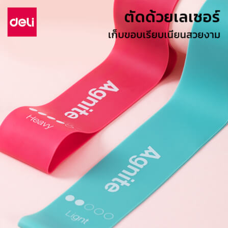 ยางยืดออกกำลังกาย AGNITE ER255-GN-01 หนา 0.35 แรงต้าน 5 - 10 ปอนด์ สีเขียว_4