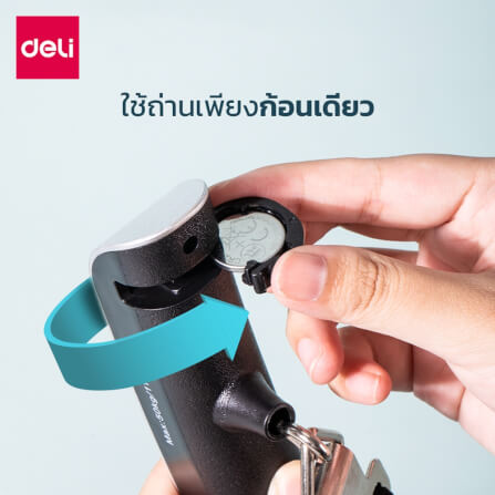เครื่องชั่งน้ำหนักกระเป๋าแบบพกพา DELI E86140-SL-01 แบบแขวน สีเงิน_5