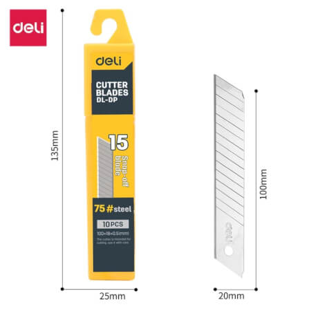 คัตเตอร์ DELI EDL025-YL-01 สีเหลือง_6