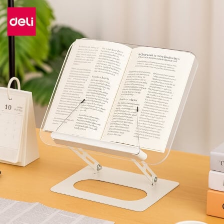 แท่นวางหนังสือ DELI VS6216-WH-01 ขนาด 24 X 30 ซม. สีใส_5