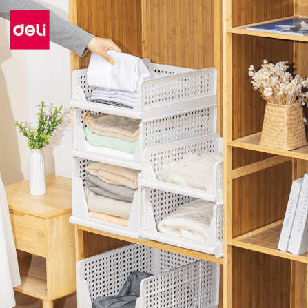 ชั้นลิ้นชัก 3 ชั้น DELI VS490-VS491-VS492-WH-03 สีขาว_6