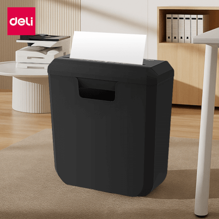 เครื่องทำลายเอกสาร 10 ลิตร DELI ET103SC-BK-01 สีดำ_7