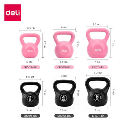 เคตเทิลเบล AGNITE ER069-BK-01 2 กก. สีดำ_7