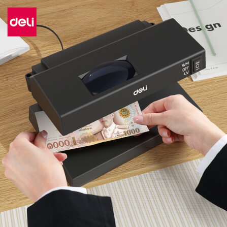 เครื่องตรวจธนบัตร DELI CT980-BK-01 สีดำ_7