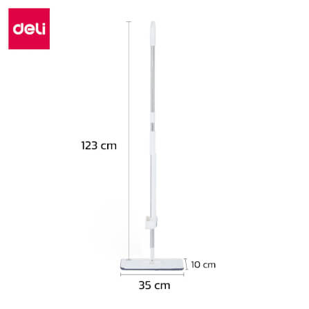 ไม้ม็อบสเปรย์พร้อมที่รีดน้ำในตัว DELI VS1009-WH-01 35X10X123 ซม._7