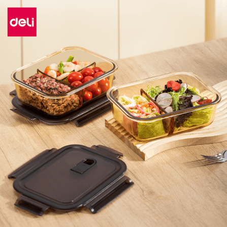กล่องถนอมอาหารแห้ง 3 ช่อง DELI VS1222-BR-01_8
