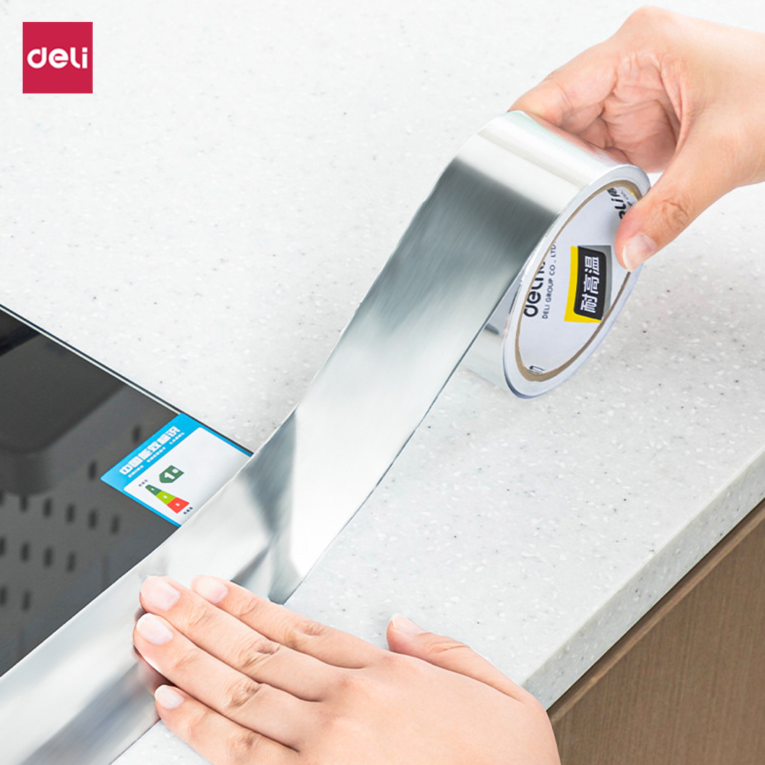 เทปอะลูมิเนียม DELI 30500-SL-01 ขนาด 48 ซม. สีเงิน_9