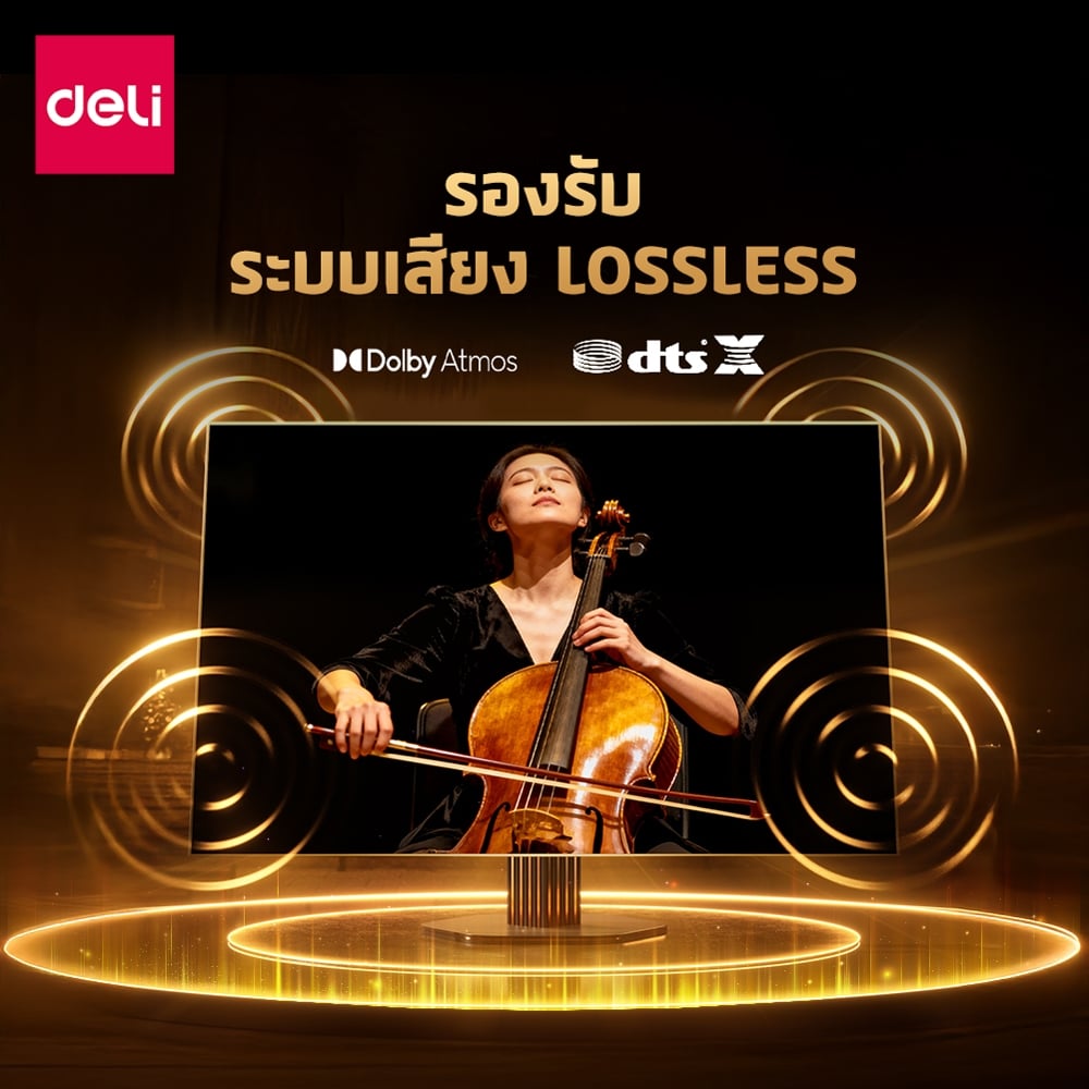 สาย HDMI DELI ET860(02)-BK-01 4K 2ม. สีดำ_4