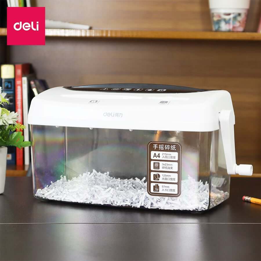 เครื่องย่อยกระดาษ 4ลิตร Deli 9935-WH-01 สีขาว