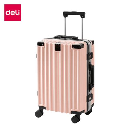 กระเป๋าเดินทางล้อลาก 24 นิ้ว Deli EH1045-PK-24-01 สีชมพู_0