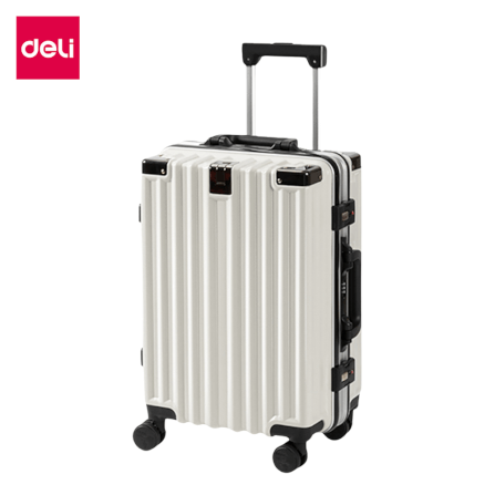 กระเป๋าเดินทางล้อลาก 24 นิ้ว Deli EH1045-WH-24-01 สีครีม_0