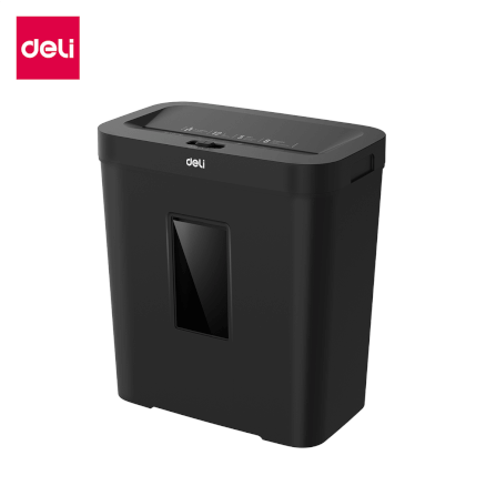 เครื่องทำลายเอกสารอัตโนมัติ Deli ET021-BK-01 สีดำ_0