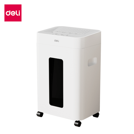 เครื่องทำลายเอกสารอัตโนมัติ เครื่องย่อยกระดาษ A4 Deli ET048-WH-01 120นาที-16แผ่น_1