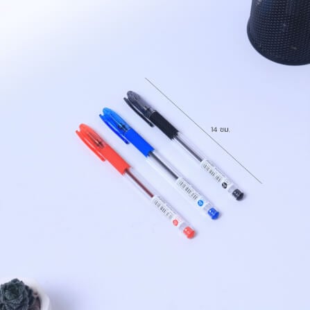 ปากกาลูกลื่น Deli BG6001-BK-05 สีดำ 5แท่ง_4