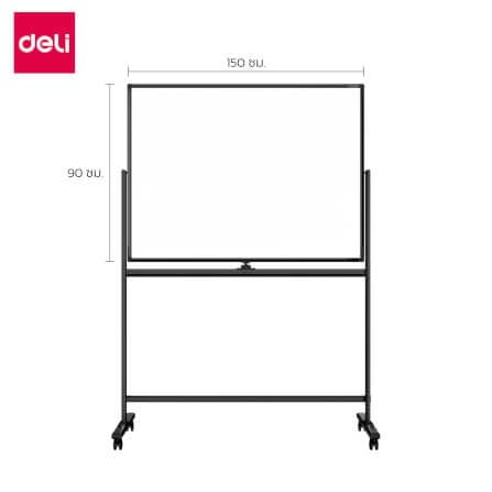 กระดานไวท์บอร์ด Deli 50106-BK-01 ขนาด 90 x 150 cm_5