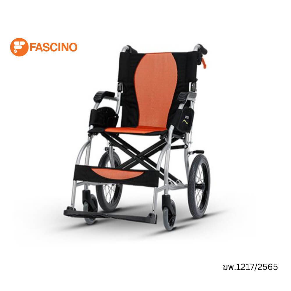 รถเข็นวีลแชร์ คาร์ม่า รุ่น Ergo Lite KM-2501 ส้ม