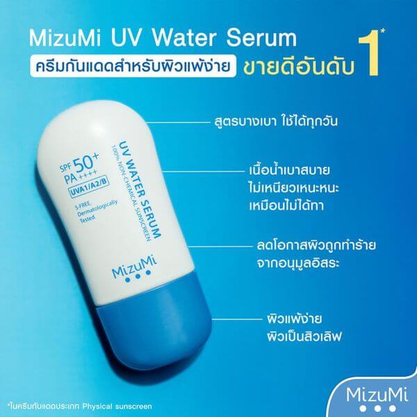 ครีมกันแดด มิซูมิ สูตรน้ำ 40 กรัม