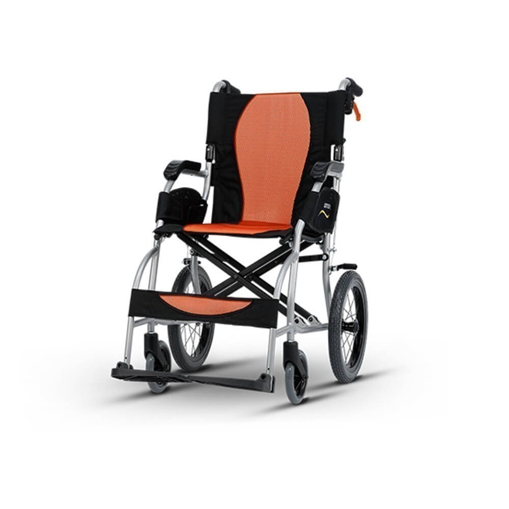 รถเข็นวีลแชร์ คาร์ม่า รุ่น Ergo Lite KM-2501 ส้ม