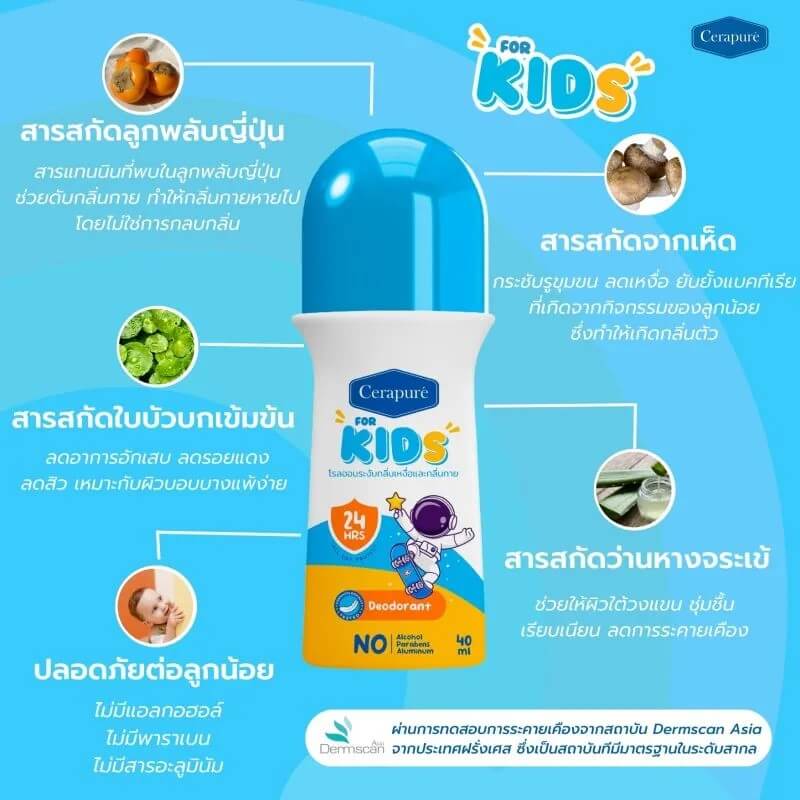 โรลออน เซราพิวเร่ ฟอร์ คิดส์ สำหรับเด็ก 40 มล.