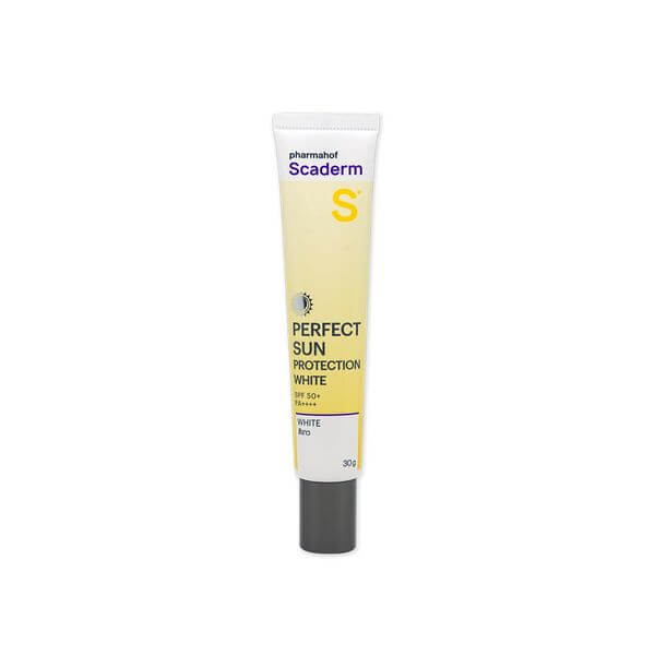 ผลิตภัณฑ์บำรุงผิว สกาเดิร์ม กันแดดแเนื้อครีมสีขาว SPF50+/PA++++ 30 กรัม