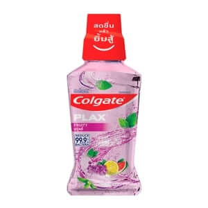 น้ำยาบ้วนปาก คอลเกต สูตรแพลกซ์ฟรุตตี้ ขนาด 250 ml.
