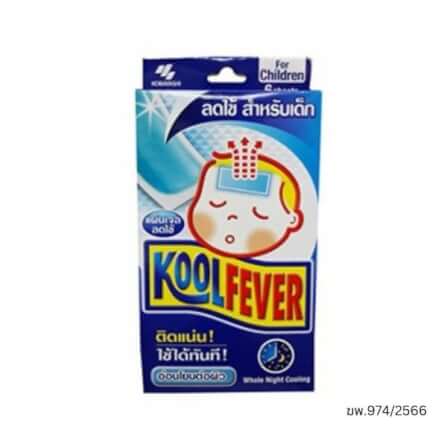 แผ่นเจลลดไข้ คูล ฟีเวอร์ สำหรับเด็ก บรรจุ 6 ชิ้น_0