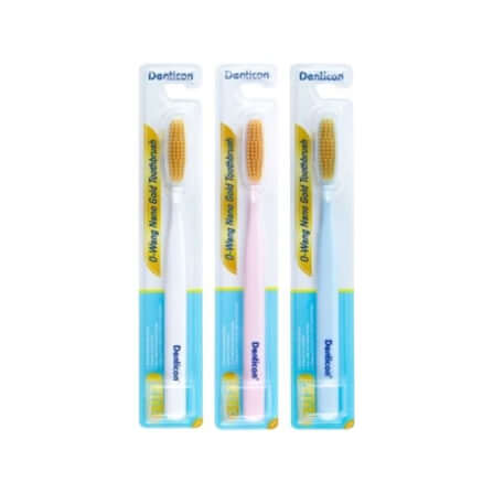 แปรงสีฟัน เดนทิคอน โอ-วัง นาโน โกลด์ 1 ชิ้น (คละสี)_1