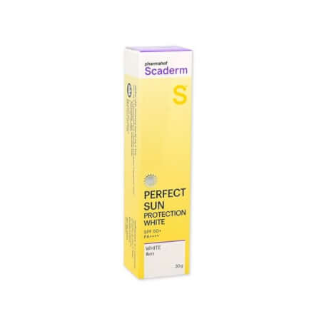 ผลิตภัณฑ์บำรุงผิว สกาเดิร์ม กันแดดแเนื้อครีมสีขาว SPF50+/PA++++ 30 กรัม_3