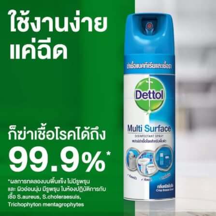 สเปรย์ฆ่าเชื้อเดททอล กลิ่นคริสป์บรีซ 225 มล._3