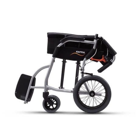 รถเข็นวีลแชร์ คาร์ม่า รุ่น Ergo Lite KM-2501 ส้ม_3