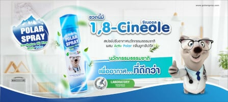 สเปรย์ปรับอากาศโพลาร์ สเปรย์ กลิ่นยูคาลิปตัส ขนาด 280 มล. _12