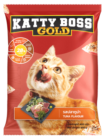 อาหารแมว KATTY BOSS GOLD รสปลาทูน่า 400 กรัม _1