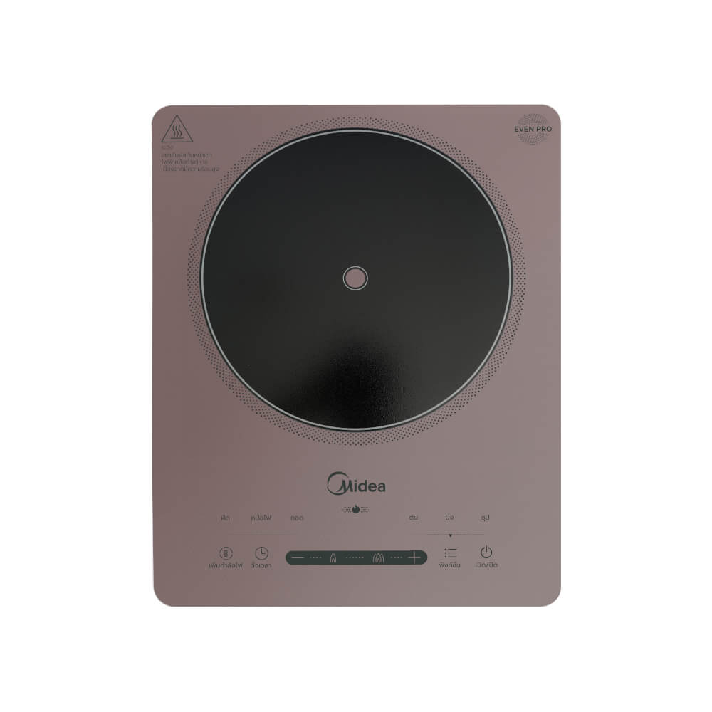  เตาแม่เหล็กไฟฟ้า Midea COOKKY2200 series รุ่น MIC220TLAGR2 สีแดง