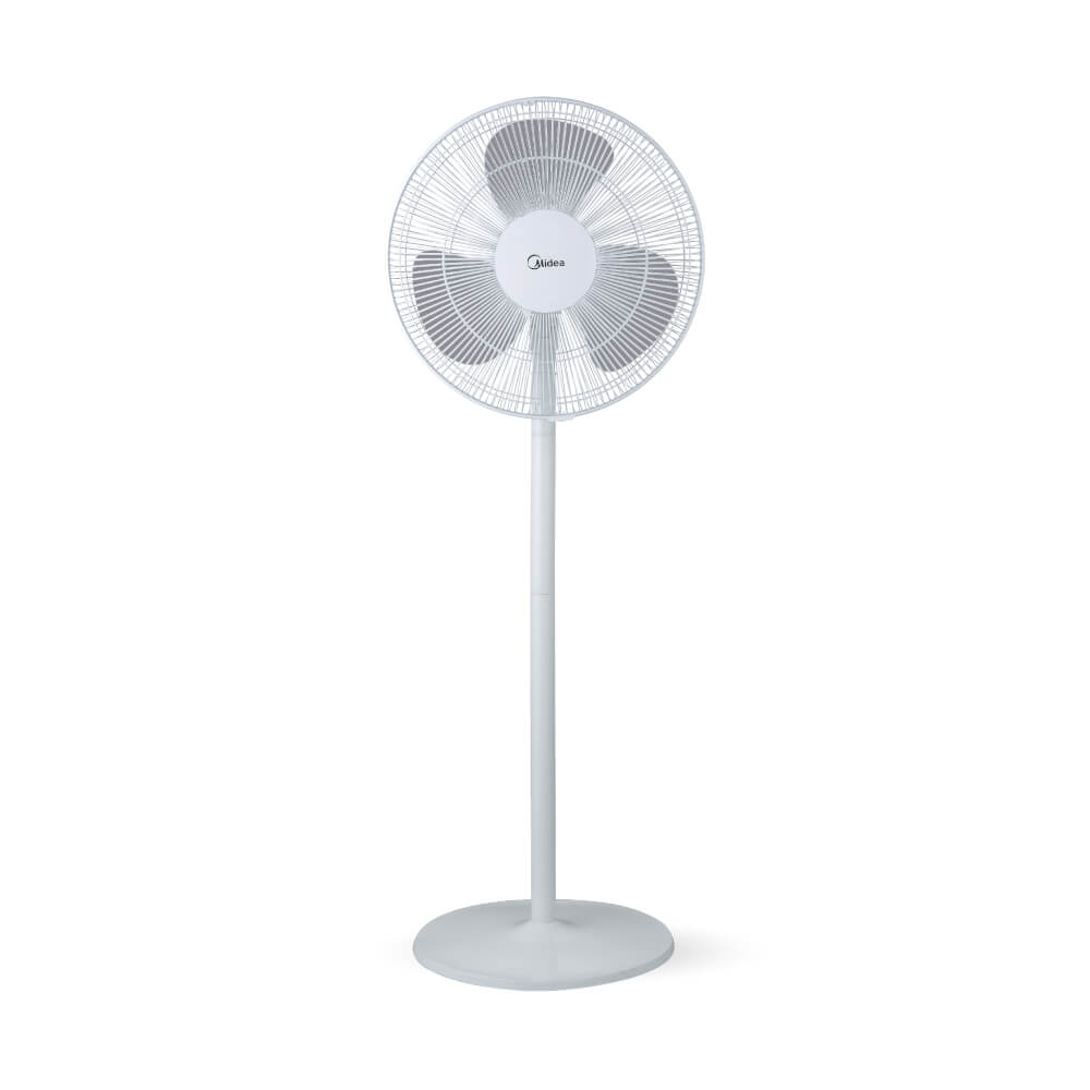 พัดลมตั้งพื้น 16 นิ้ว Midea MFS160M0ADWH  สีขาว