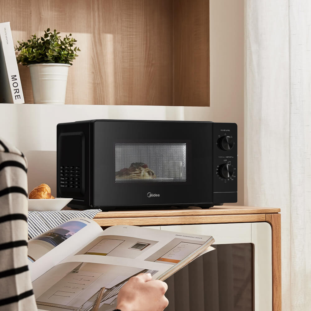 ไมโครเวฟระบบ Inverter Midea รุ่น MM7P012MZ ความจุ 20 ลิตร สีดำ_2