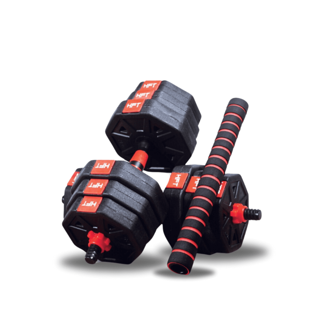 ดัมเบลพลาสติกปรับน้ำหนัก HOMEFITTOOLS 20 KG_0