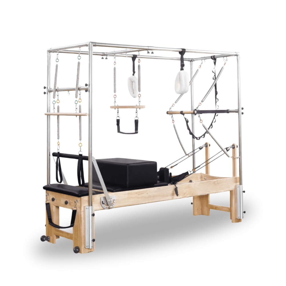 เครื่องพิลาทิส HOMEFITTOOLS REFORMER & CADILLAC ไม้โอ๊ค_0