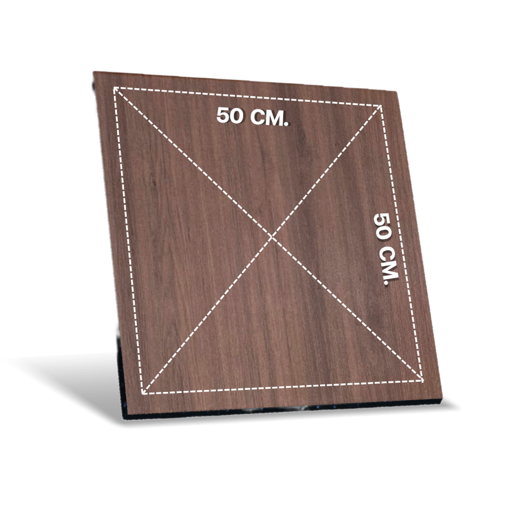 แผ่นยางปูพื้น HOMEFITTOOLS ลายไม้ สีน้ำตาลเข้ม รุ่น W1